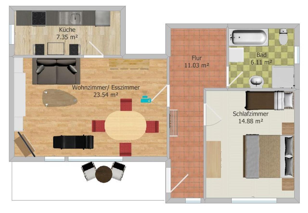 Ferienwohnung Neumann Ґерсфельд Екстер'єр фото